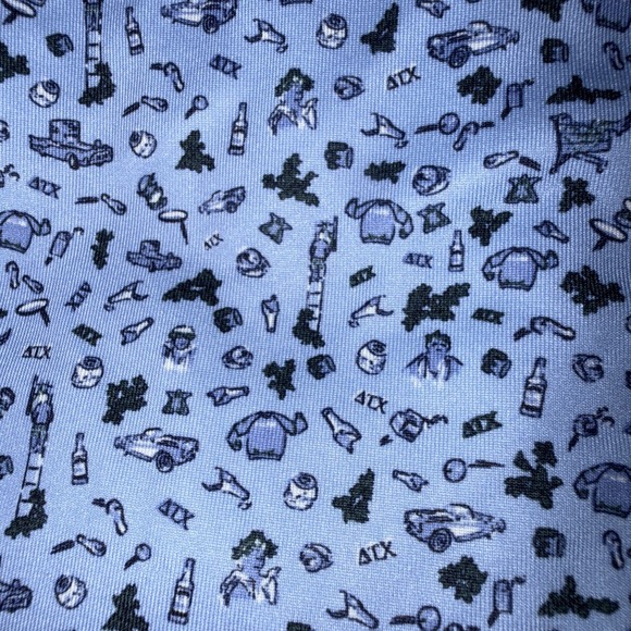 PETER MILLAR ANIMAL HOUSE DELTA TAU ALL OVER XL Golf Polo Shirt Course Logo - Picture 3 of 10